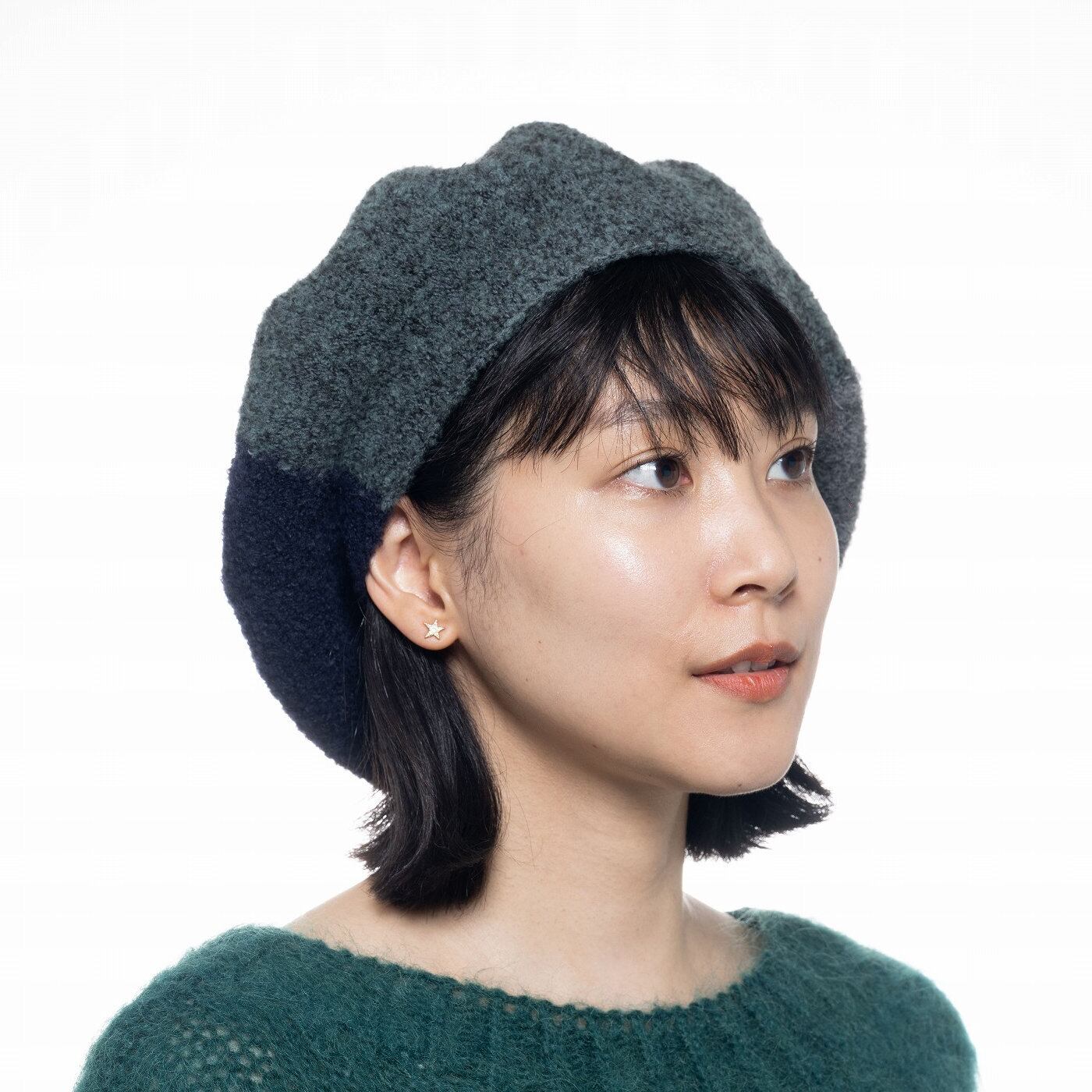 2025秋冬】配色ループニットベレー｜ベレー帽子｜帽子 | 【公式