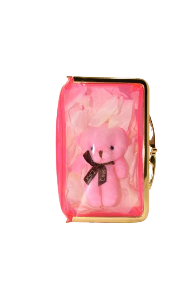 [ＭＩＸ] [JERI MARL] 透明ポーチ 透明ケース 小物入れ (ブラック) 工房 手作り 日本製 エコパッケージ MX-0041-342