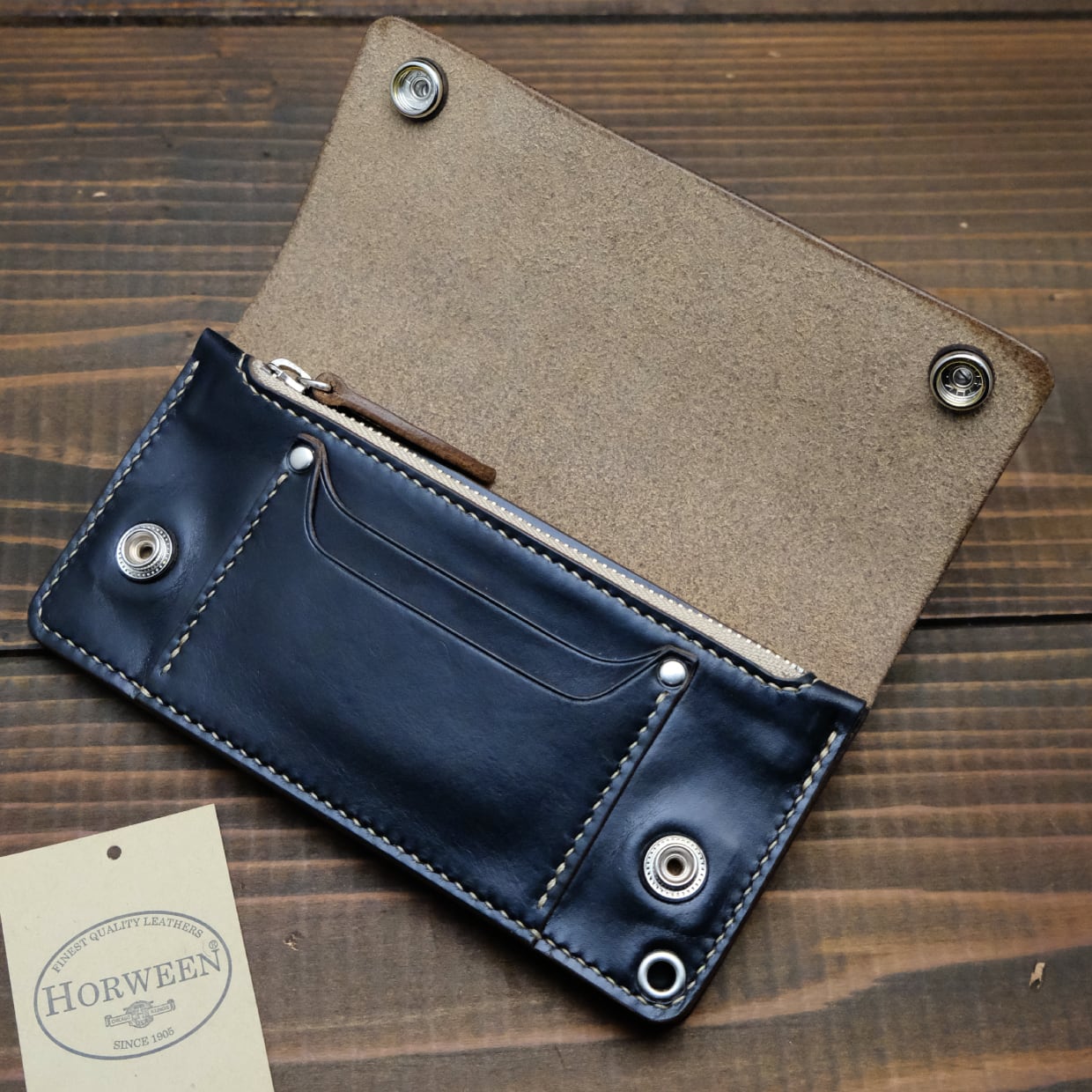 トラッカーウォレット T4 クロムエクセルBK-G | B.G. MANUFACT