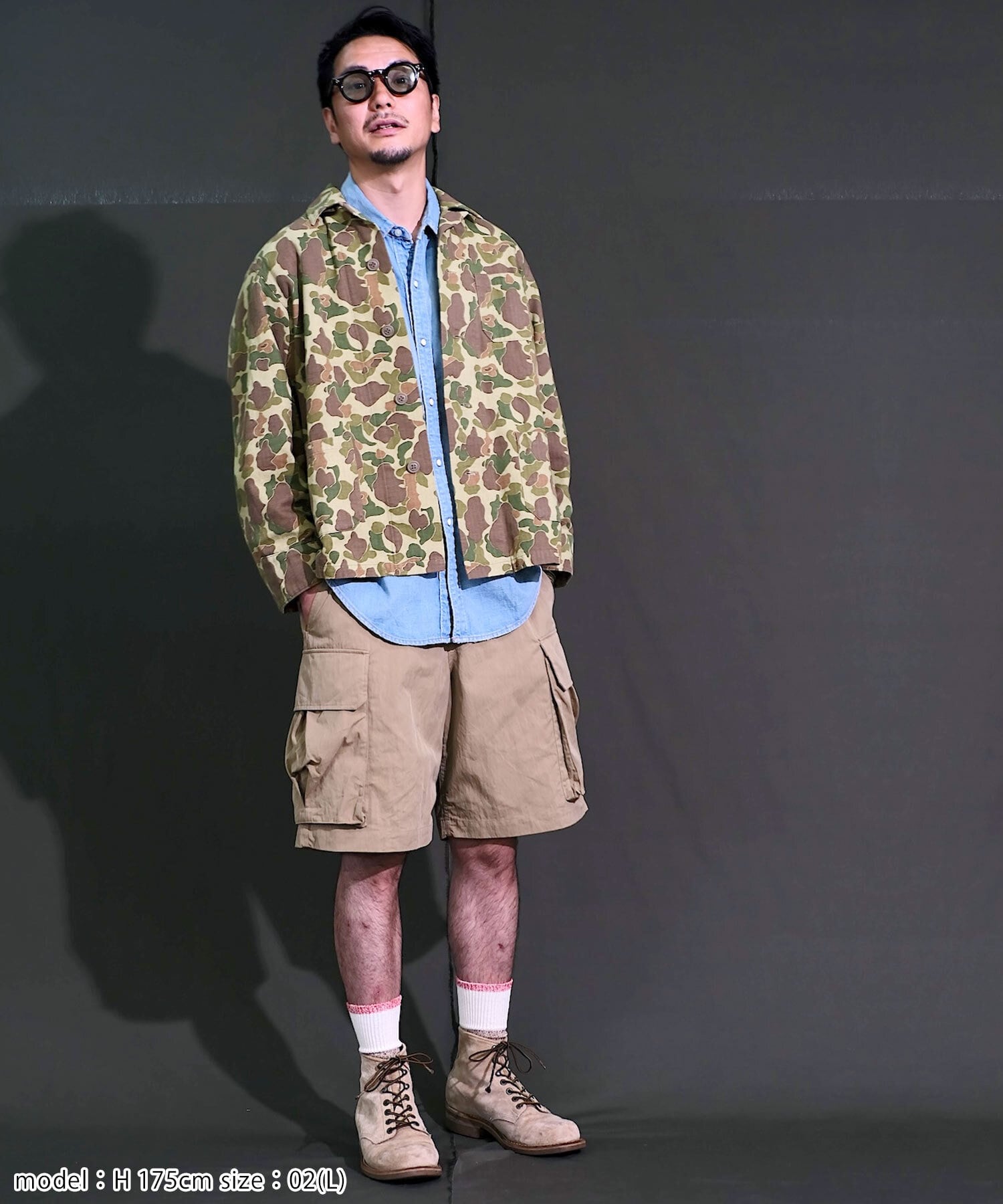 SLEEPING FROGSKIN CAMO SHIRTS JK スリーピング フロッグスキン カモ