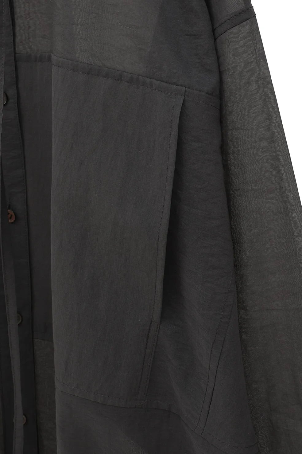 CLANE(クラネ) SHEER DOLMAN SHIRTS GREY | サウスオレンジ｜メンズ