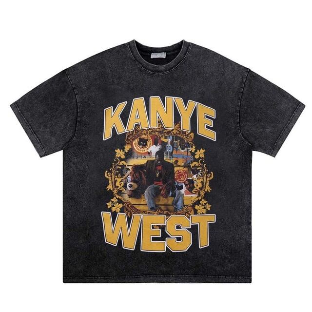 Kanye West ヴィンテージ加工Tシャツ dropout bear Vol.3 Ye カニエウェスト DONDA ドンダ プリントTシャツ  hiphop ヒップホップ グッズ ラッパー 【送料無料】 | HIPHOP オンラインストア powered by BASE