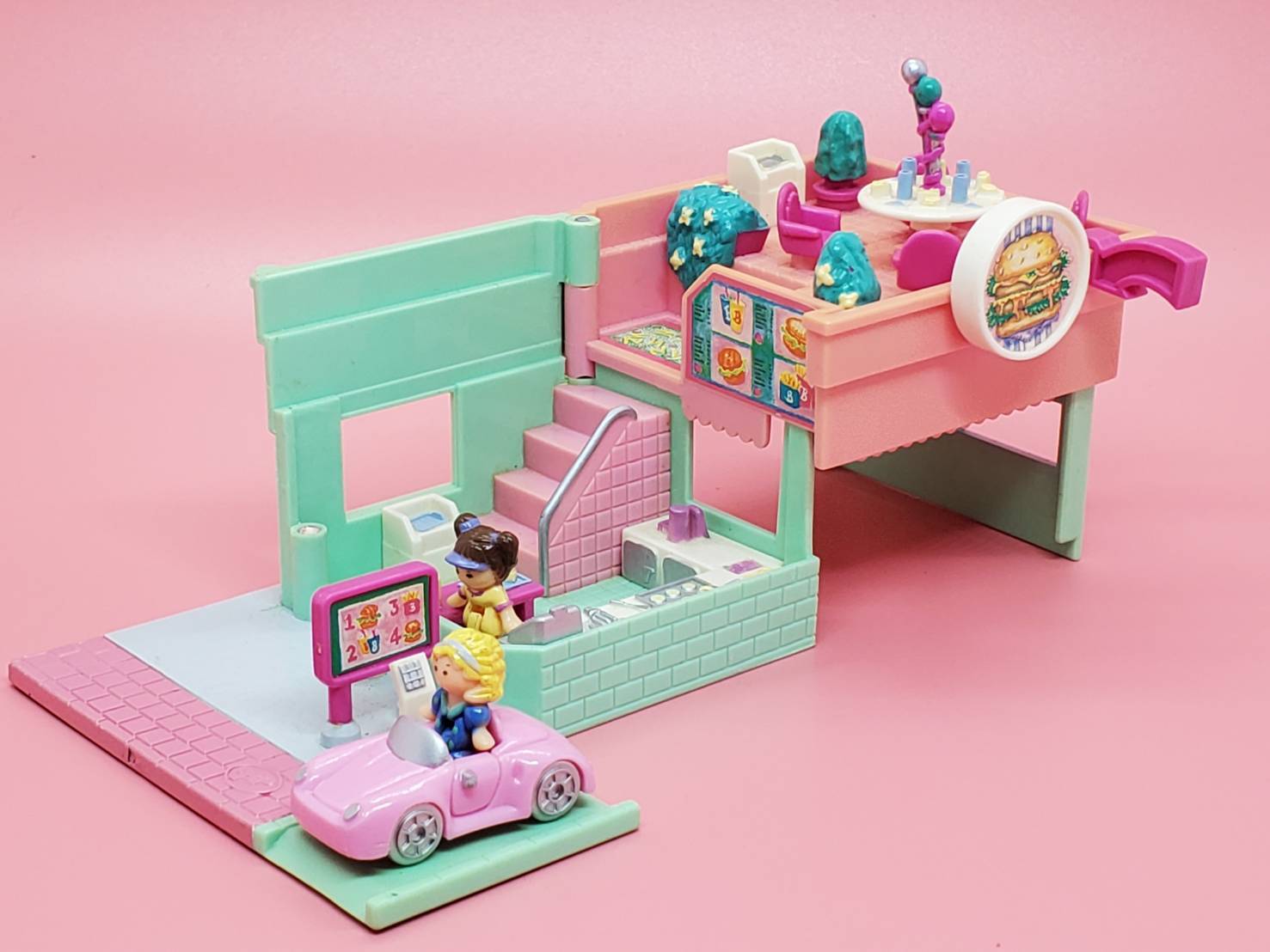 ドライブスルーハンバーガーショップ 完品 1994年ポーリータウンシリーズ