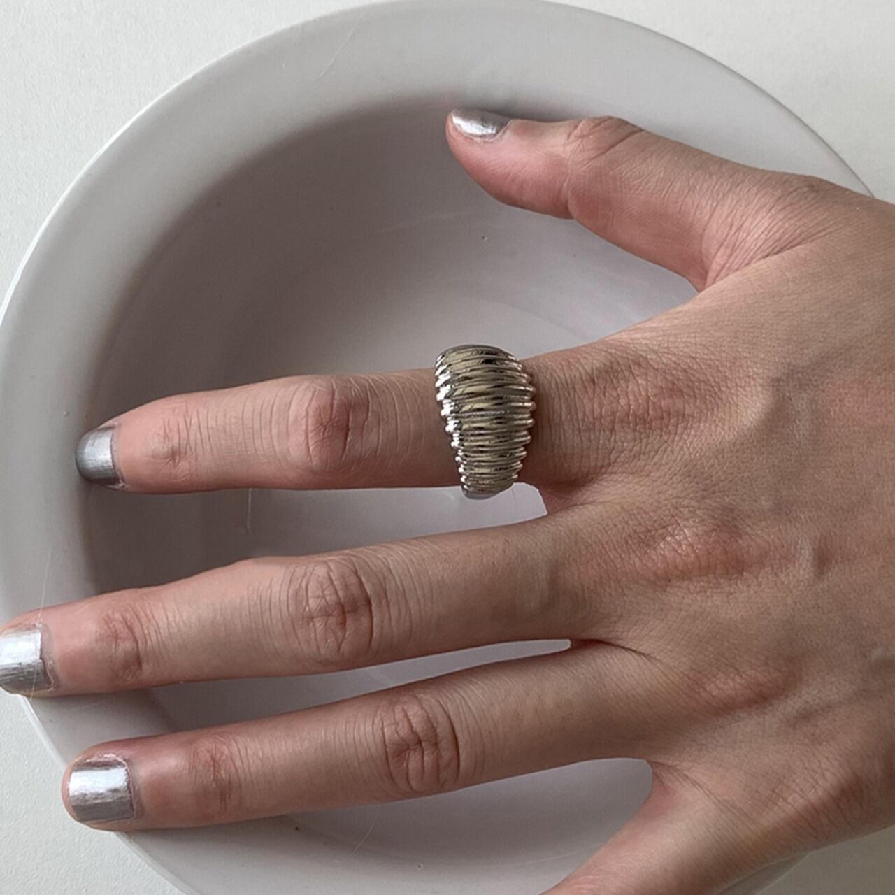 TOXACC韓国ニッチメタルリング