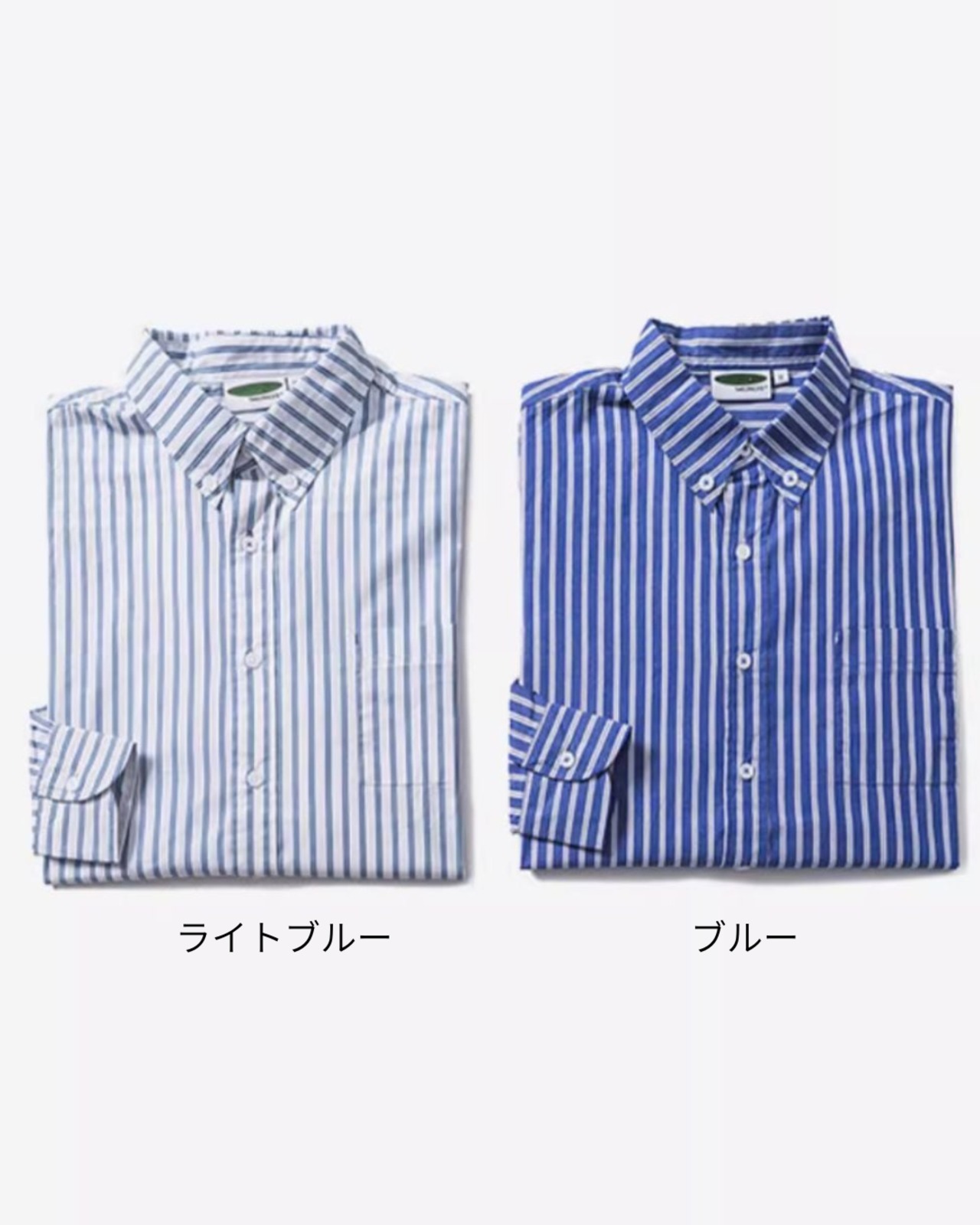ストライプロングスリーブシャツ　S0149