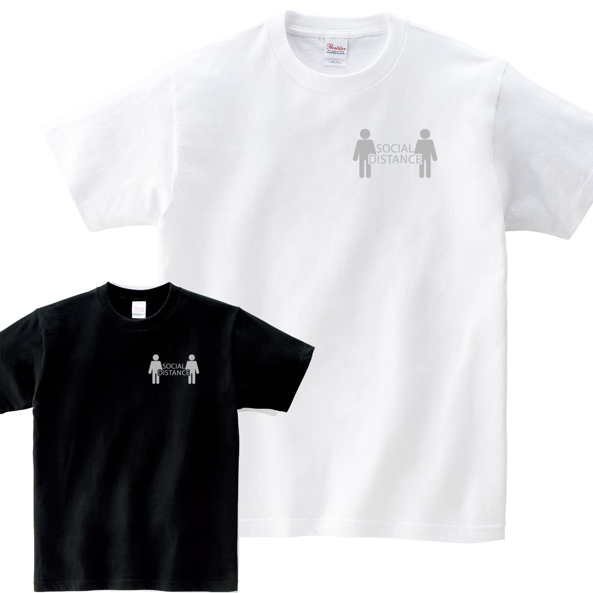 選べるデザイン SOCIAL DISTANCE Tシャツ ms88 ソーシャルディスタンス