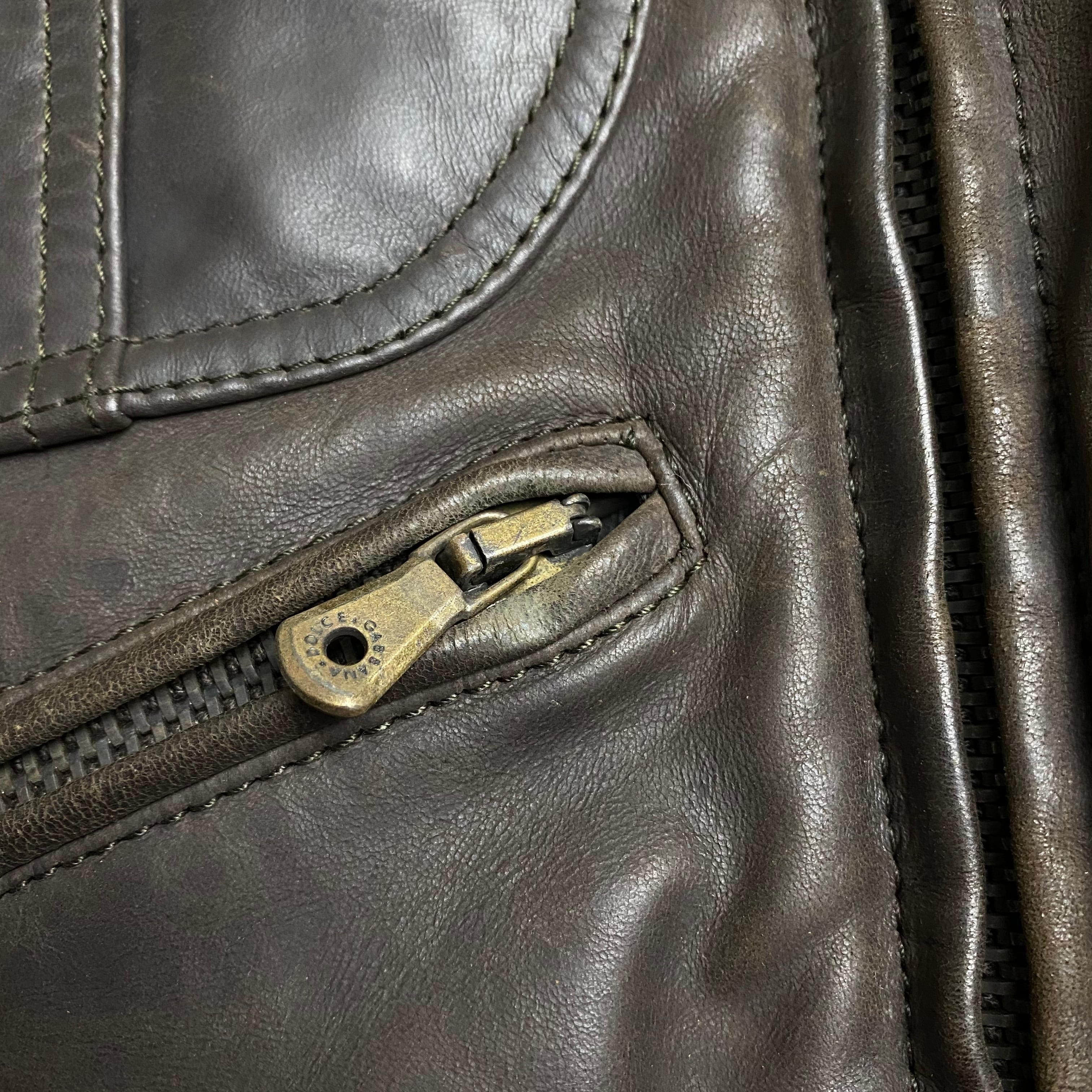 2003AW DOLCE&GABBANA leather blouson | NOIR ONLINE
