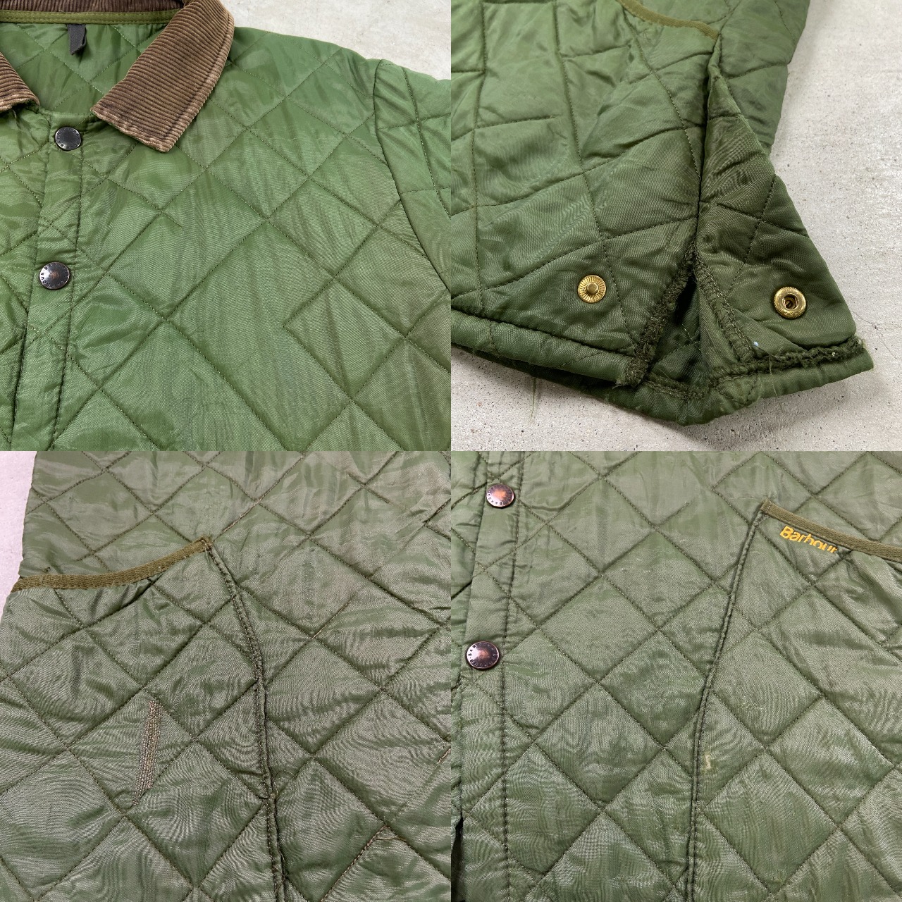 英国製 Barbour バブアー キルティングジャケット ライナージャケット 