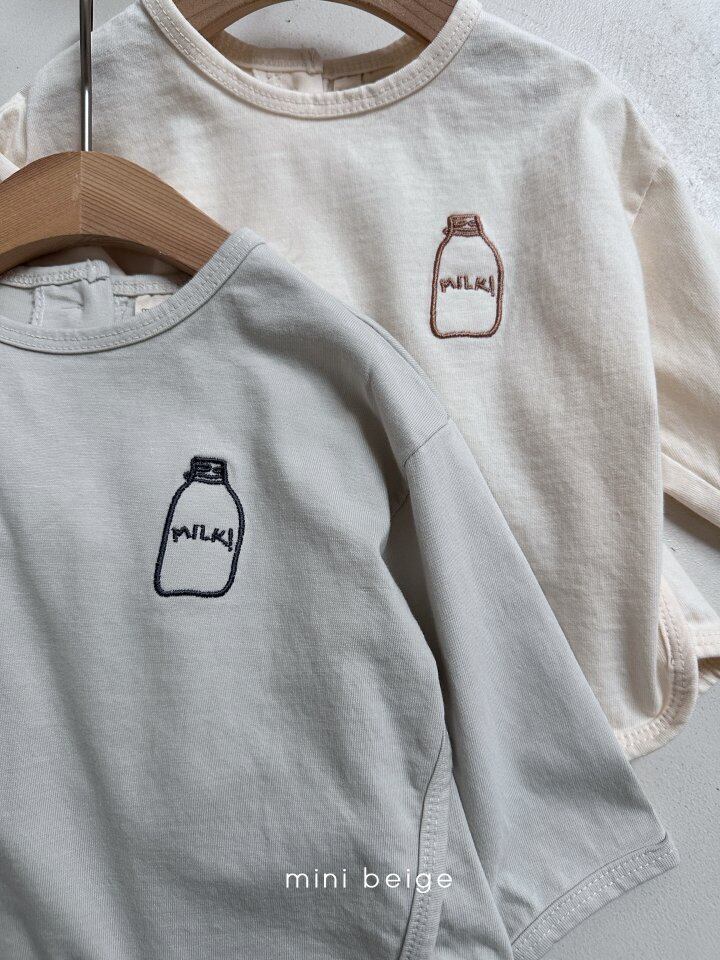 【即納】THE BEIGE bebe/ milk T
