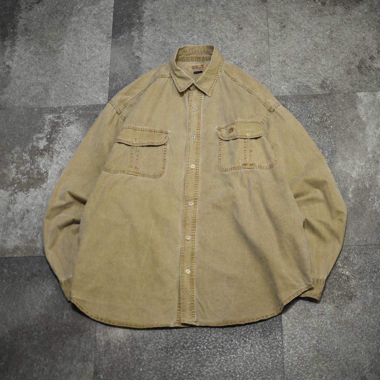 Jack Wolfskin cotton convertible shirt
