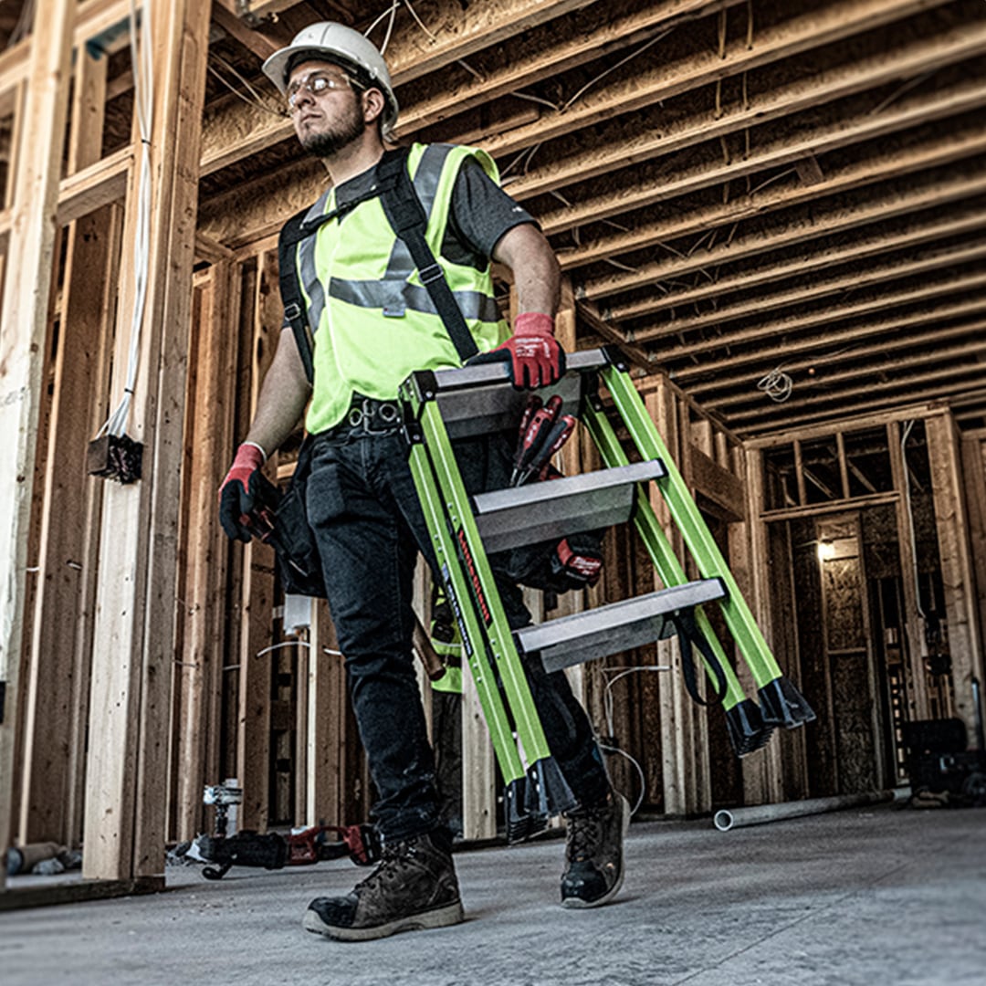 FRP踏台『シュアステップ 3段』 LG-910 (11398) | littlegiant