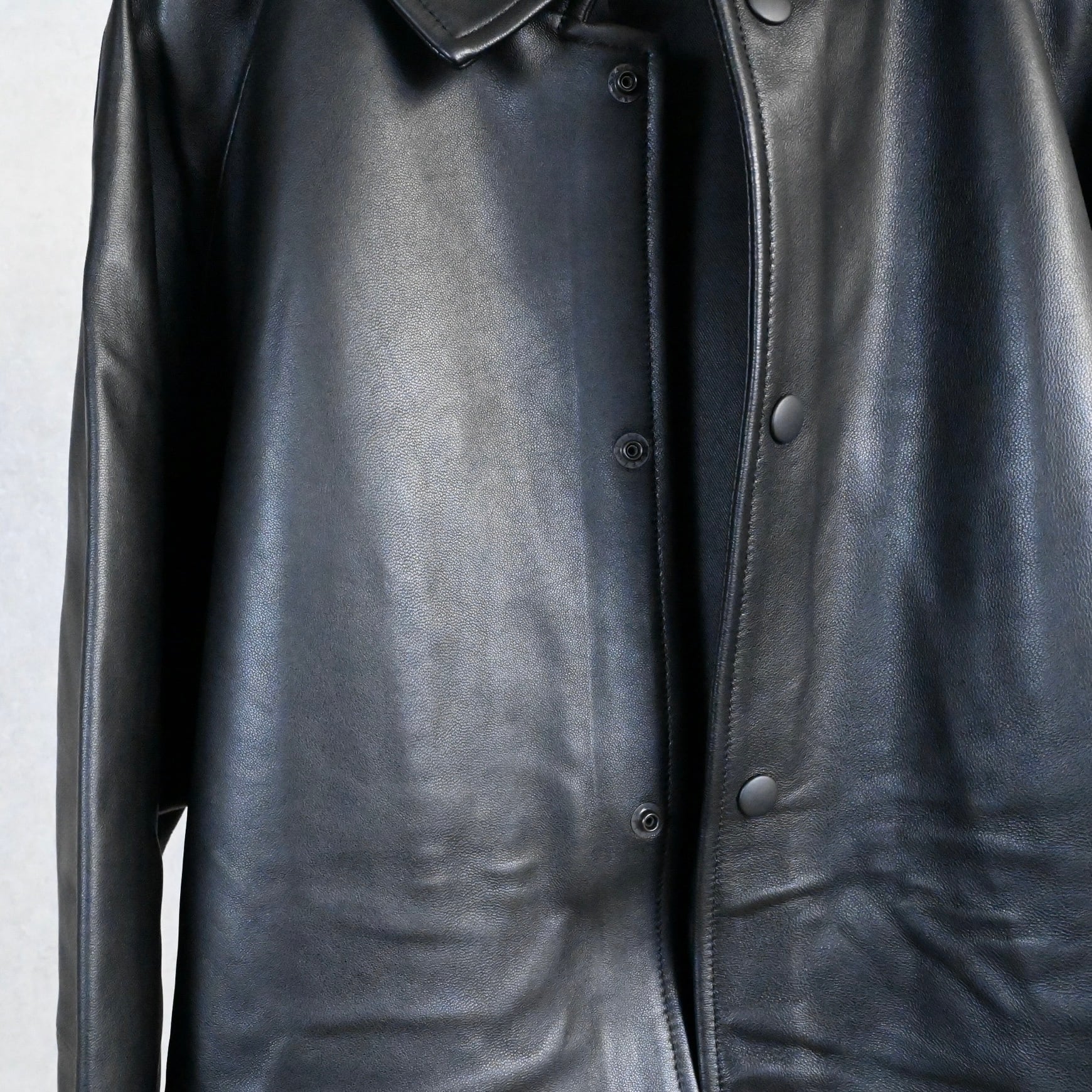 AWESOME LEATHER 】LEATHER COACH JACKET オーサムレザー レザーコーチ