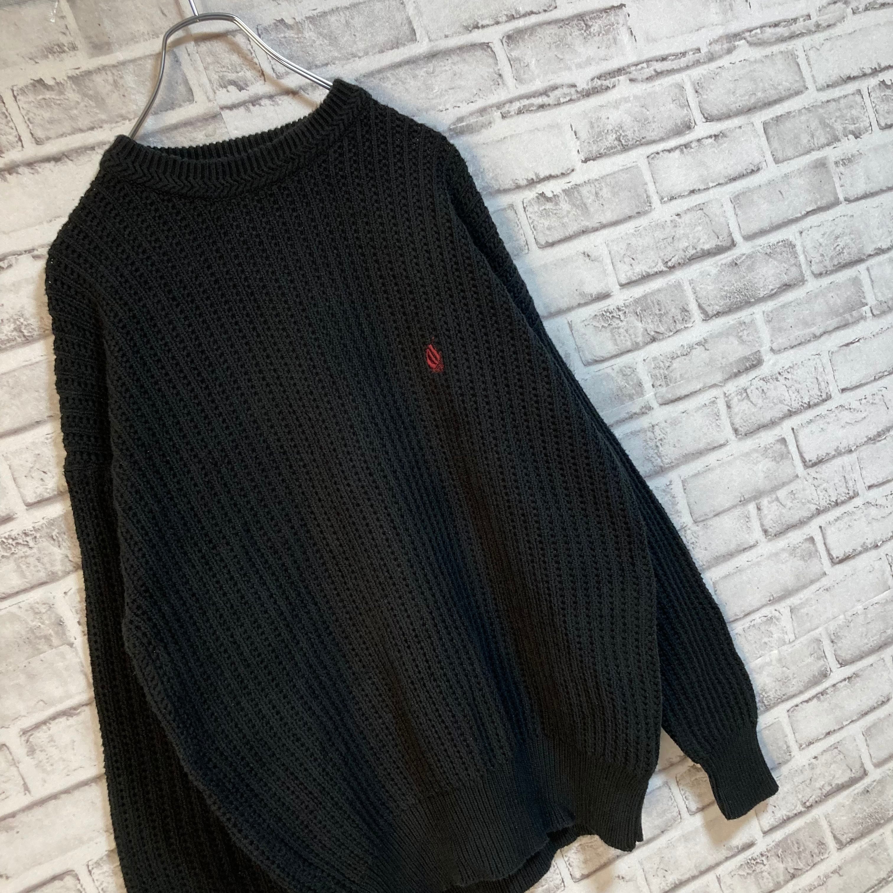 nautica】Knit L相当 90s “Old nautica” ノーティカ ケーブル編