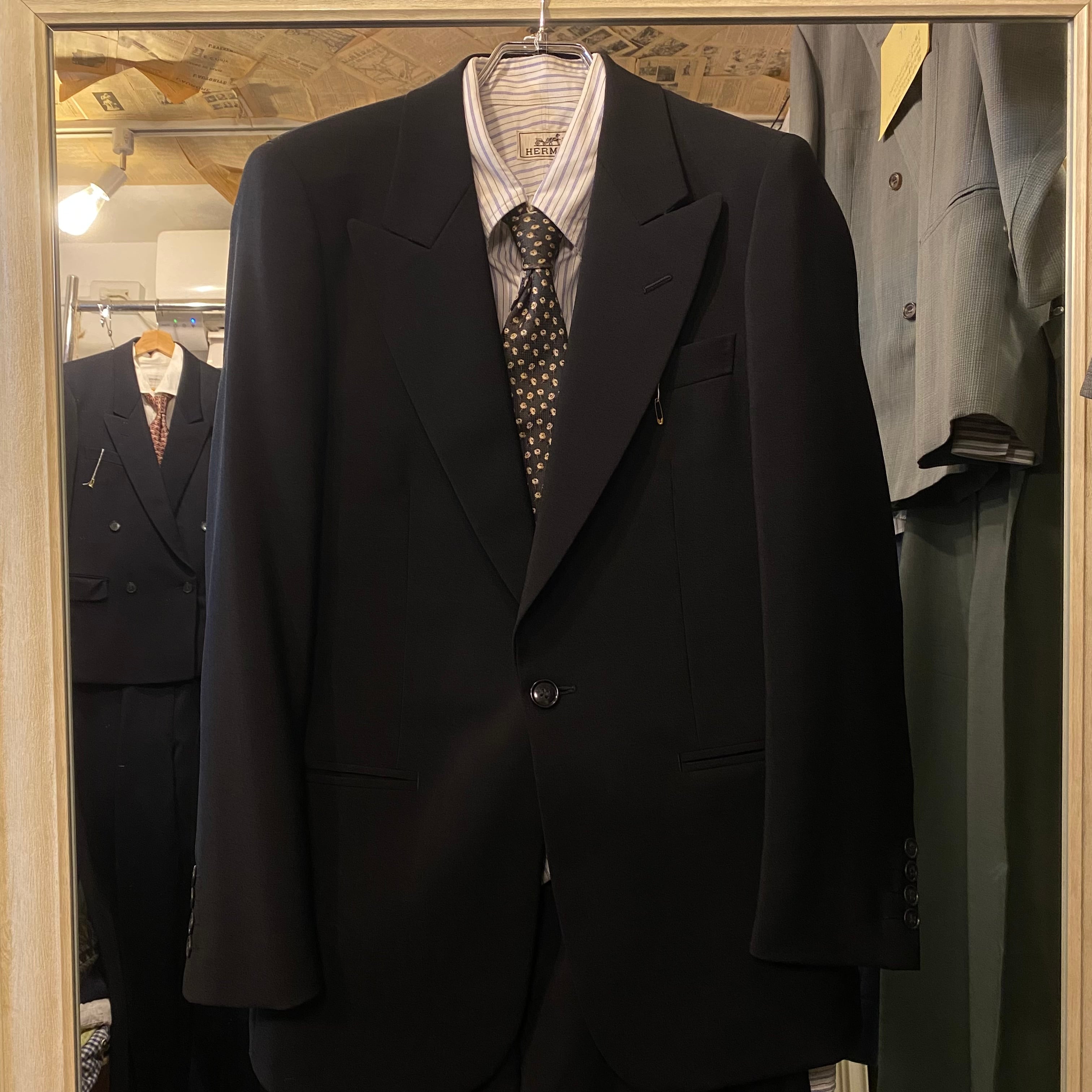 YVES SAINT LAURENT SET UP 2ITEMS(JACKET&PANTS) S01 | 古着屋踊り場