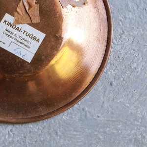 美しい模様の、銅のプレート 5