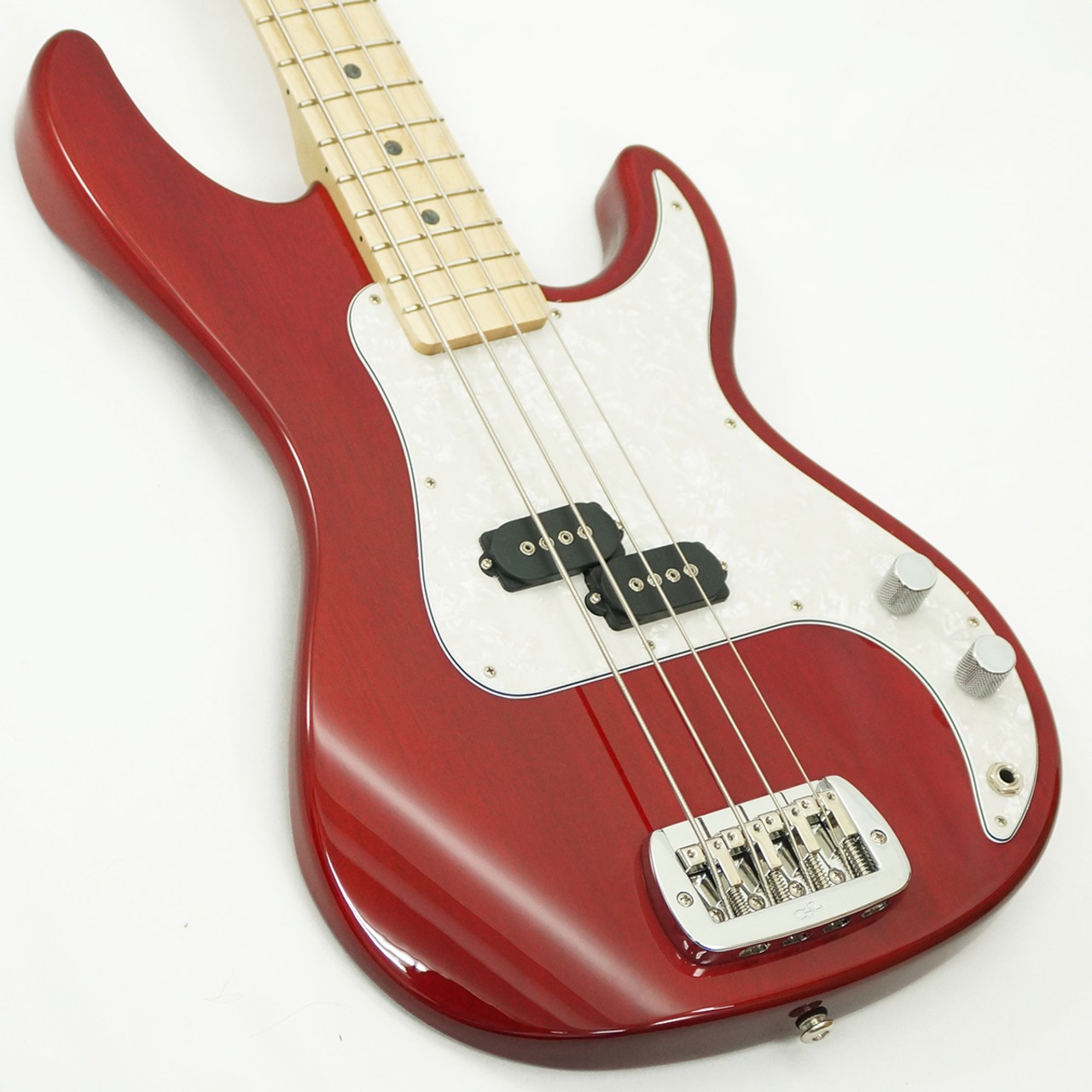 G&L USA 40th Anniversary SB-1 (Clear Ruby Red/Maple) [USED]