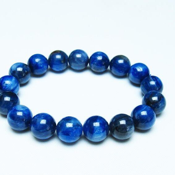 カイヤナイト ブレスレット 13mm 一点物 メール便可 [M便 1/10] 111-48105