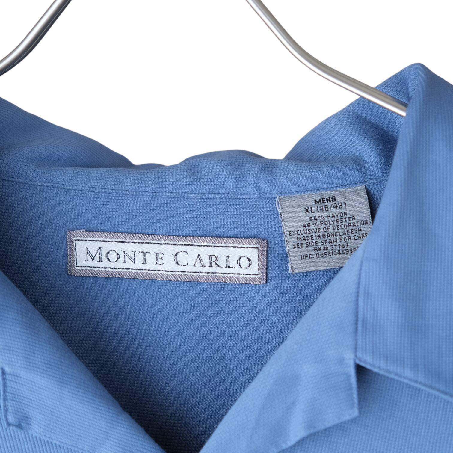 MONTE CARLO Blue Embroidery Shirt