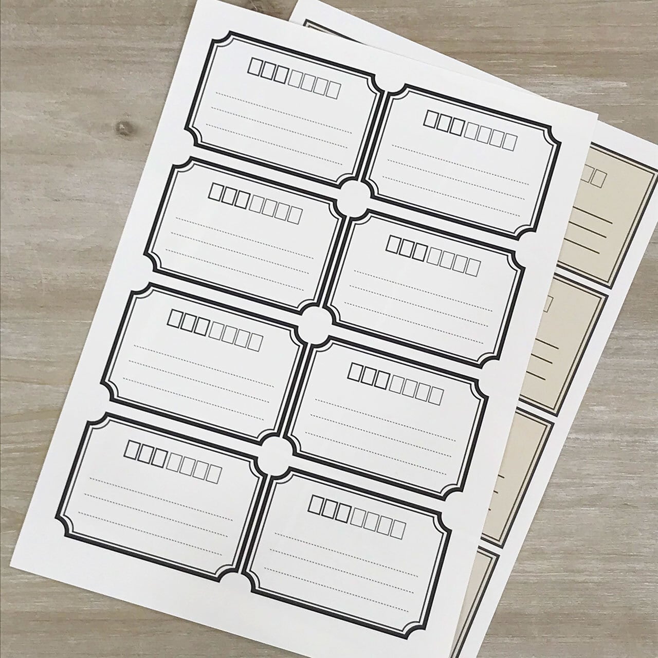 レターパック発送》無地 ラベルシール A4 W210×H297mm ノーカット 100