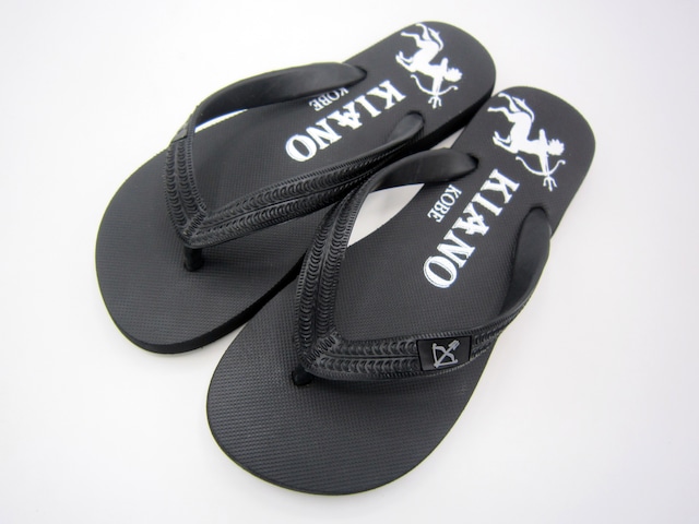 Lilly  Black-White <WOMEN'S FLIP-FLOPS>　