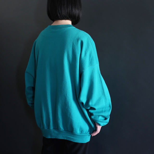 GIANT PANDA box print big loose sweat