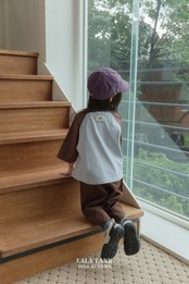 韓国子供服 / LALALAND / 26Autumn / ラテ ラグラン Tシャツ / 秋服 / キッズ *XS~XL*