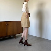 high waist half PT/beige