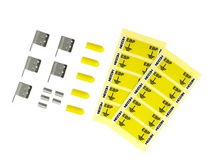 【努力特価】ホーザン(HOZAN) アース端子セット 5組入 電線と組み合わせてアース線の自作に F-127-1