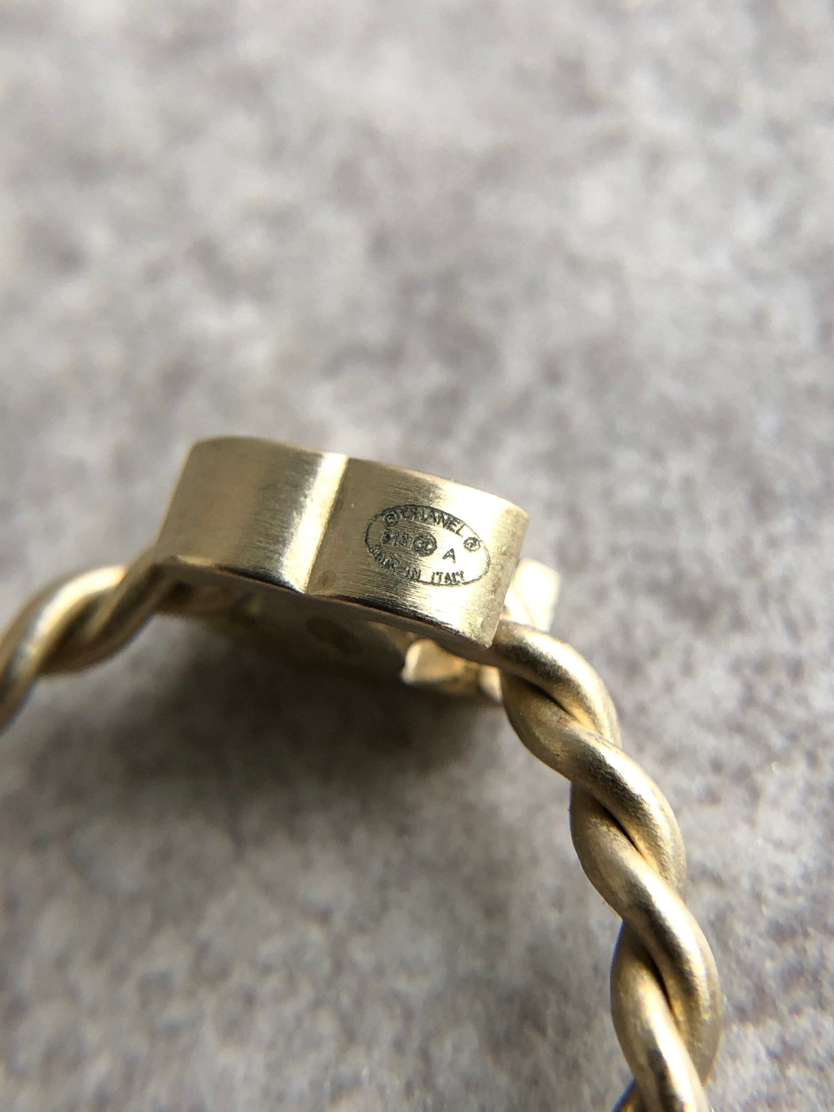 CHANEL シャネル 指輪 ゴールド ココマーク ツイスト vintage