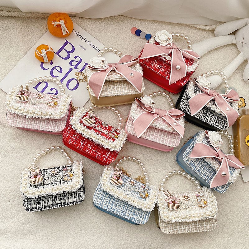 再入荷即納】ハンドバッグ キッズバッグ ジュエリーバッグ ポシェット