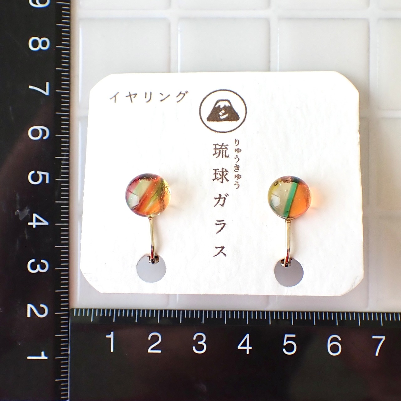 イヤリング / 琉球ガラス