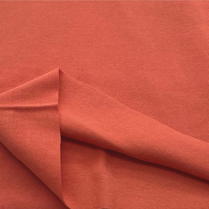 ★TB813◆2m◆SALE◆綿100%フライスリブニット生地◆淡いオレンジ
