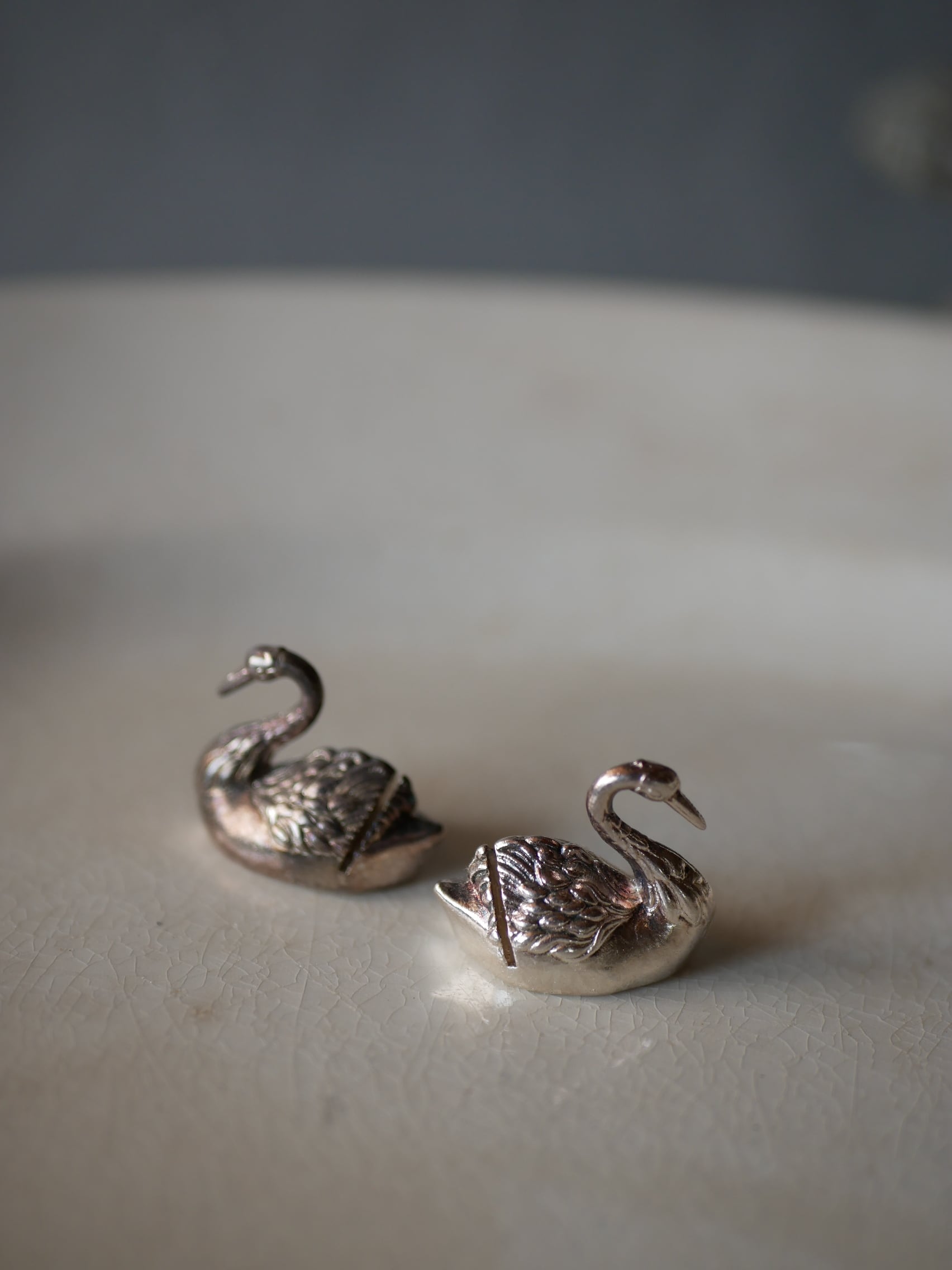 スワン カードホルダー フランスアンティーク ブロカント | フランス