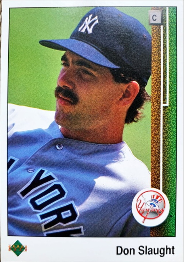 MLBカード 89UPPERDECK Don Slaught #178 YANKEES