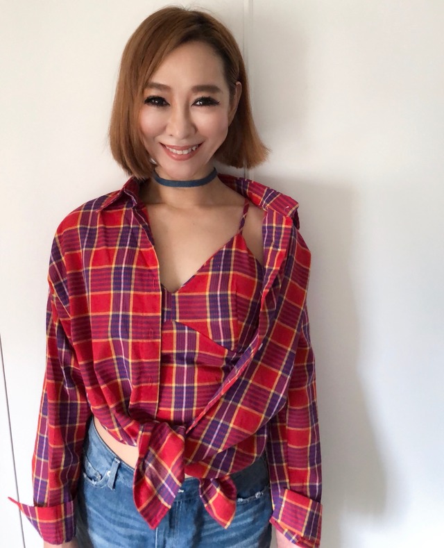  チェックシャツ ビスチェ付き