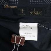 社交ダンス 衣装 Sekine セキネ スラックス ズボン ブラック系 黒 無地 メンズ 男性 男子 ダンス フォーマル 無地 レッスン 練習 日本製