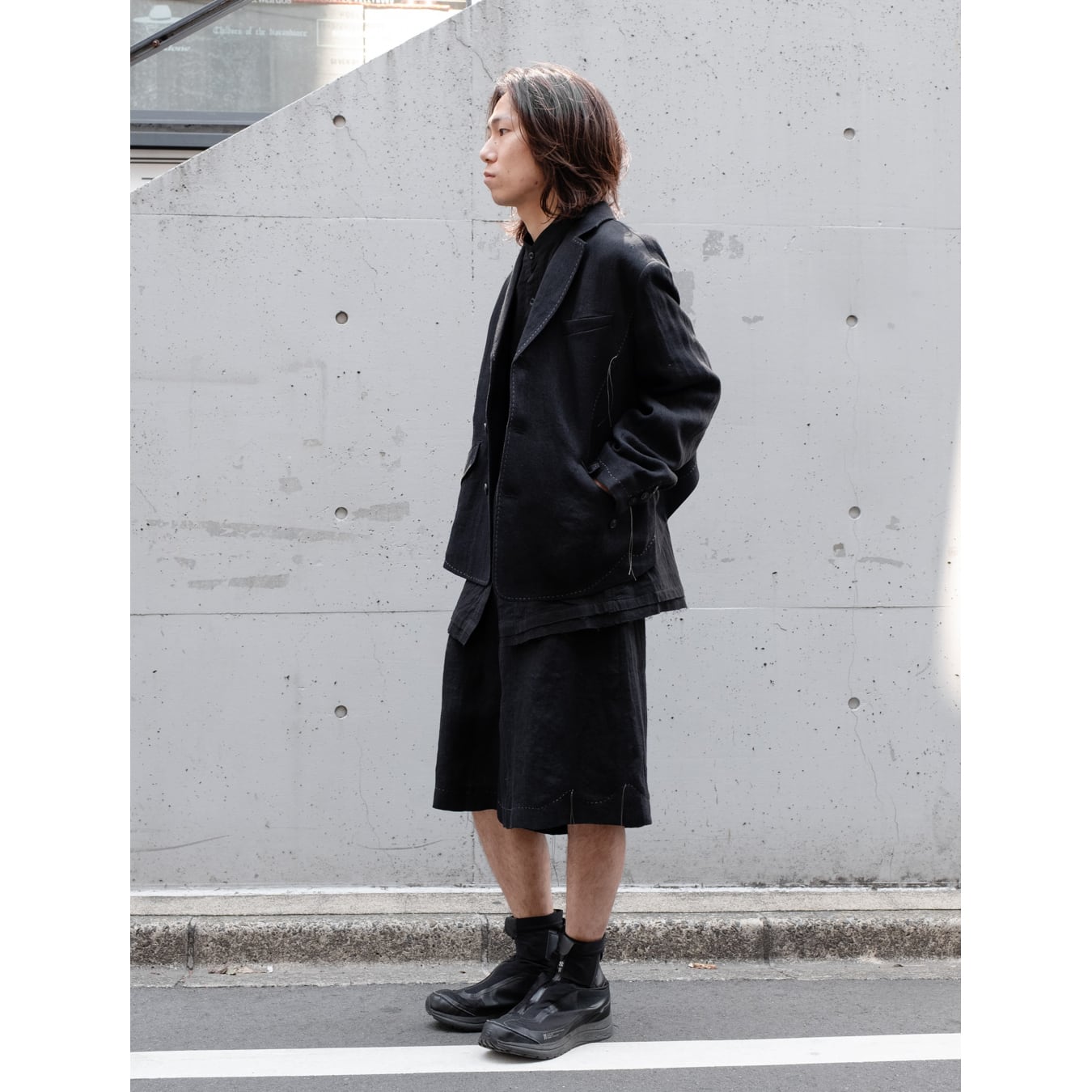 Professor.E ](プロフェッサーイー) 25SS-PE-TRS-03 PLEATED SHORTS