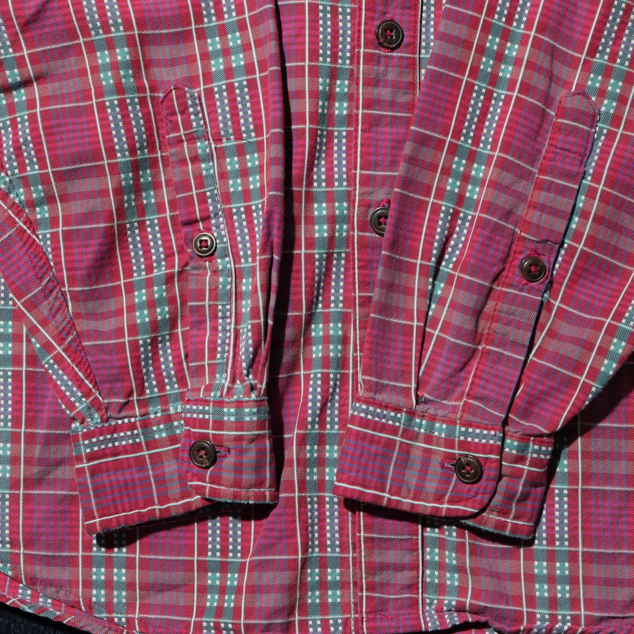 美品 雪無し M 93年 コスタリカ製 Patagonia L/S Flannel Shirt パタゴニア 長袖 チェック ネルシャツ