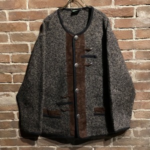 【Caka act3】Switching Design Vintage Loose Tyrolean Jacket