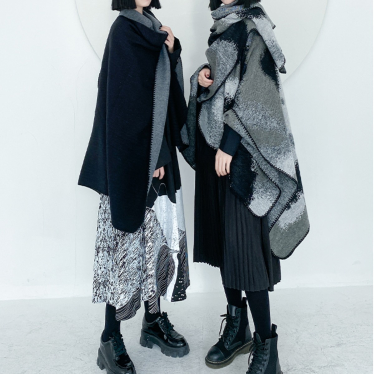 ビックデザインショール 2カラー 1159 | LINO