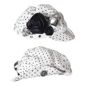 [nit alcove] polka dot strap cloud bubble beret