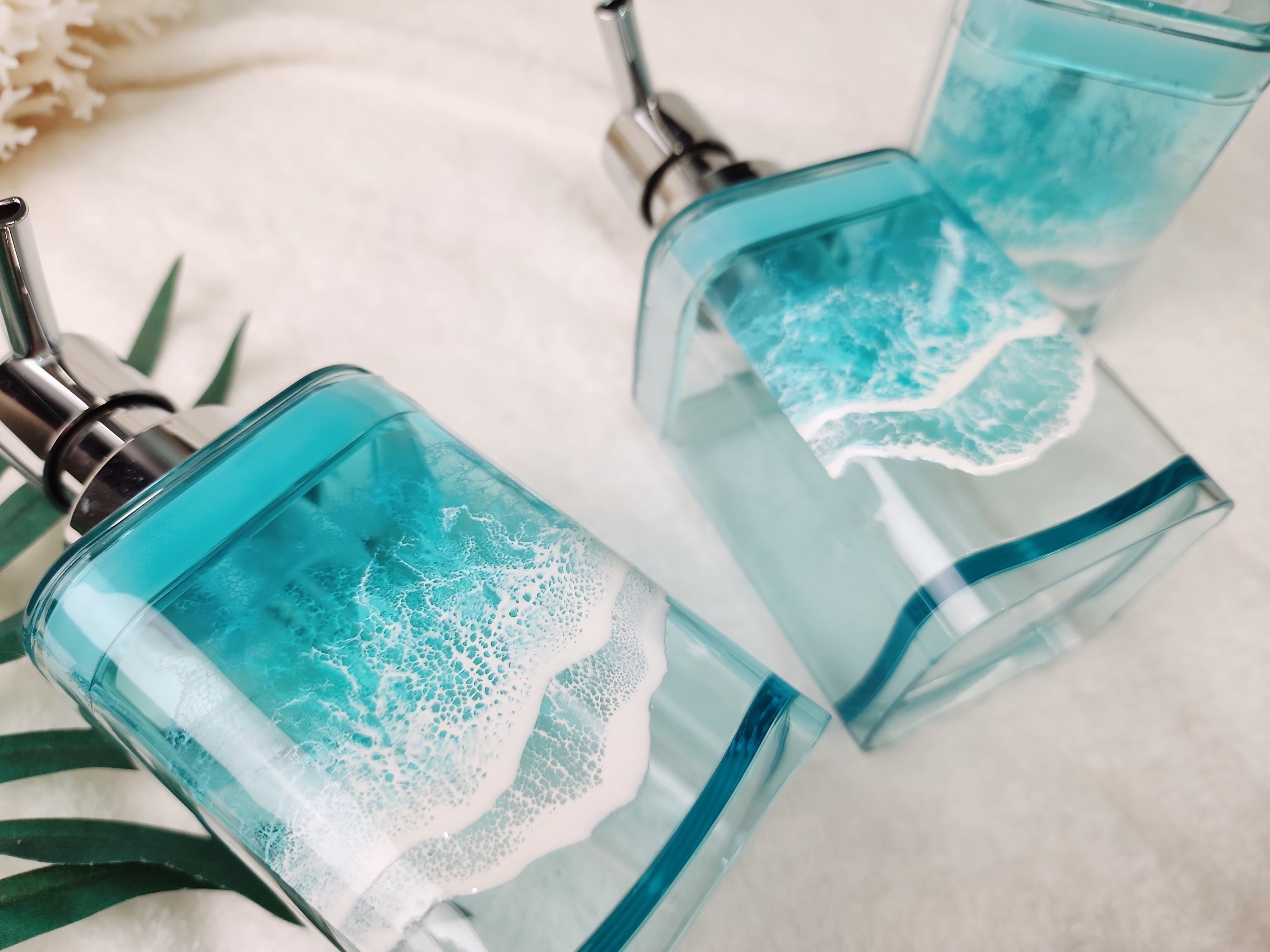 440.オーシャンレジンアート ソープディスペンサー泡タイプ