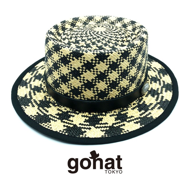 Panama  PORKPIE HAT /  帽子 ハット HAT ポークパイ 柄