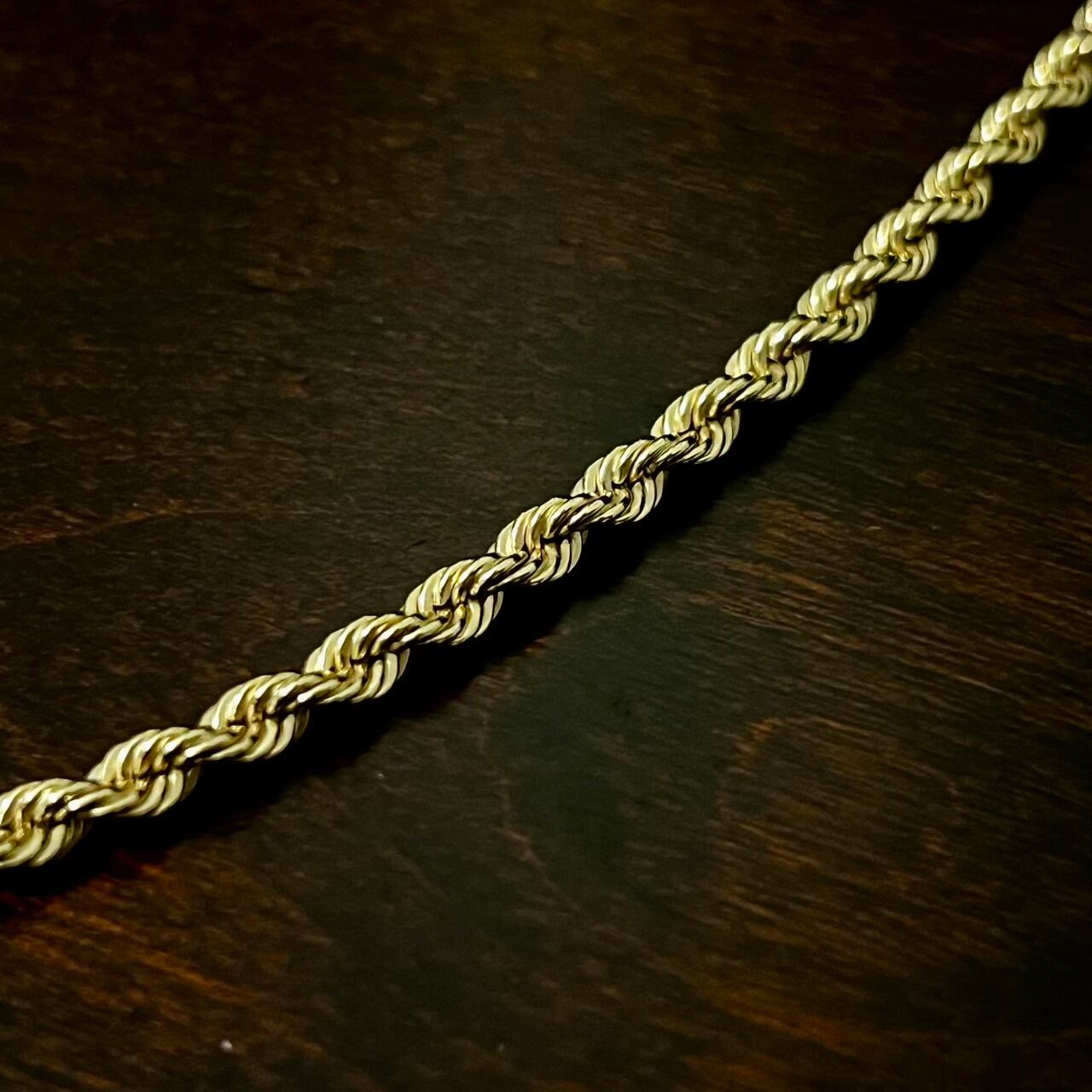 VINTAGE TIFFANY & CO. 14K Gold Twist Rope Necklace | ヴィンテージ
