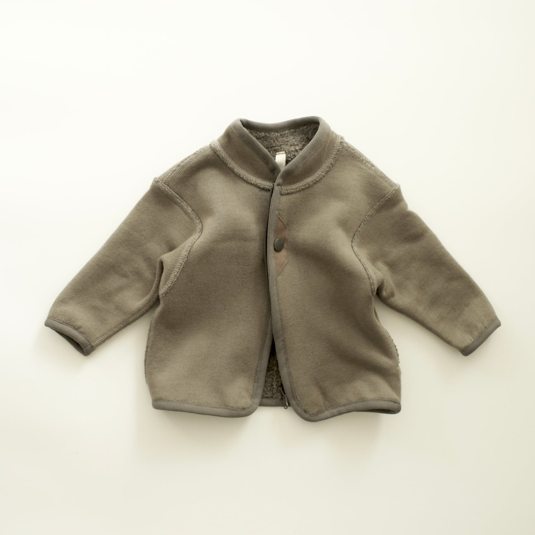 【 BABY 】〈 MOUN TEN. 25AW 〉reversible boa blouson "ブルゾン" / mocha
