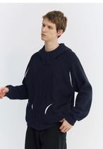 NORYBRAND Mesh Knit Multi Pocket Hoodie