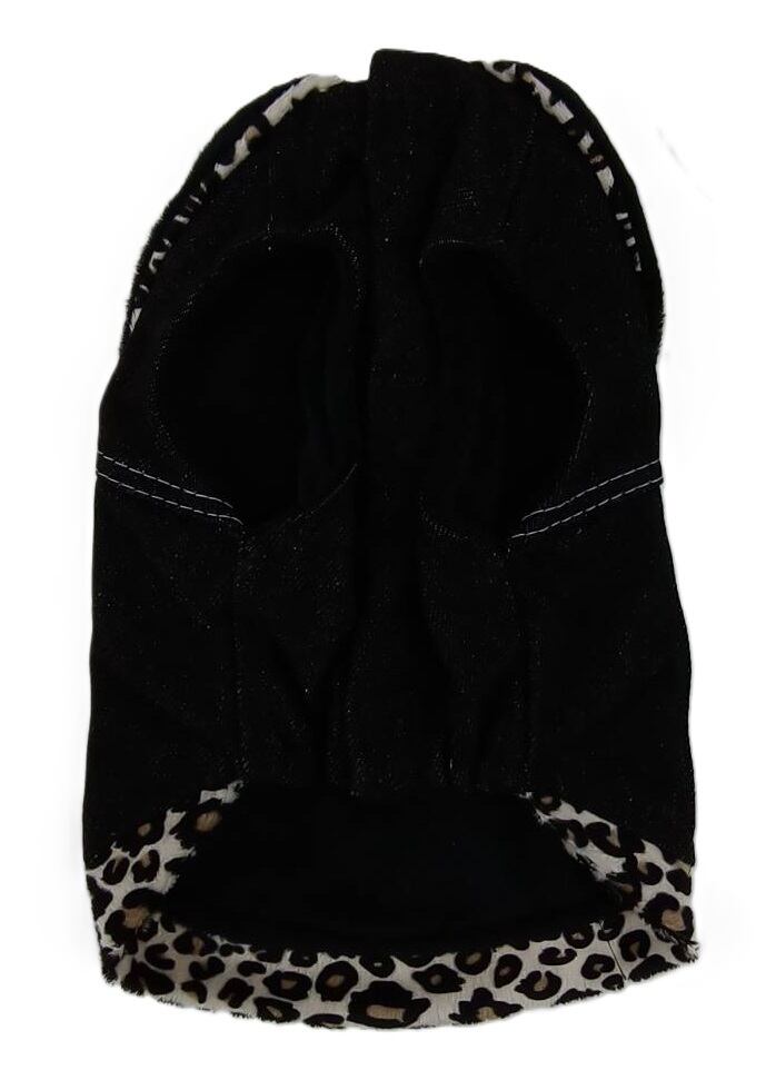 【ドッグウェア】デニムジャケット レオパード