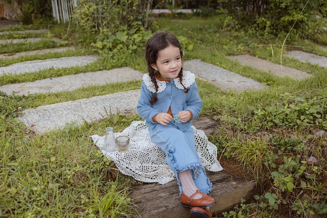 【即納】<flo>  Sua denim pants