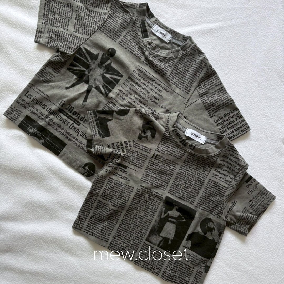 【ラス1】ELLYMOLLY / Paper pop T