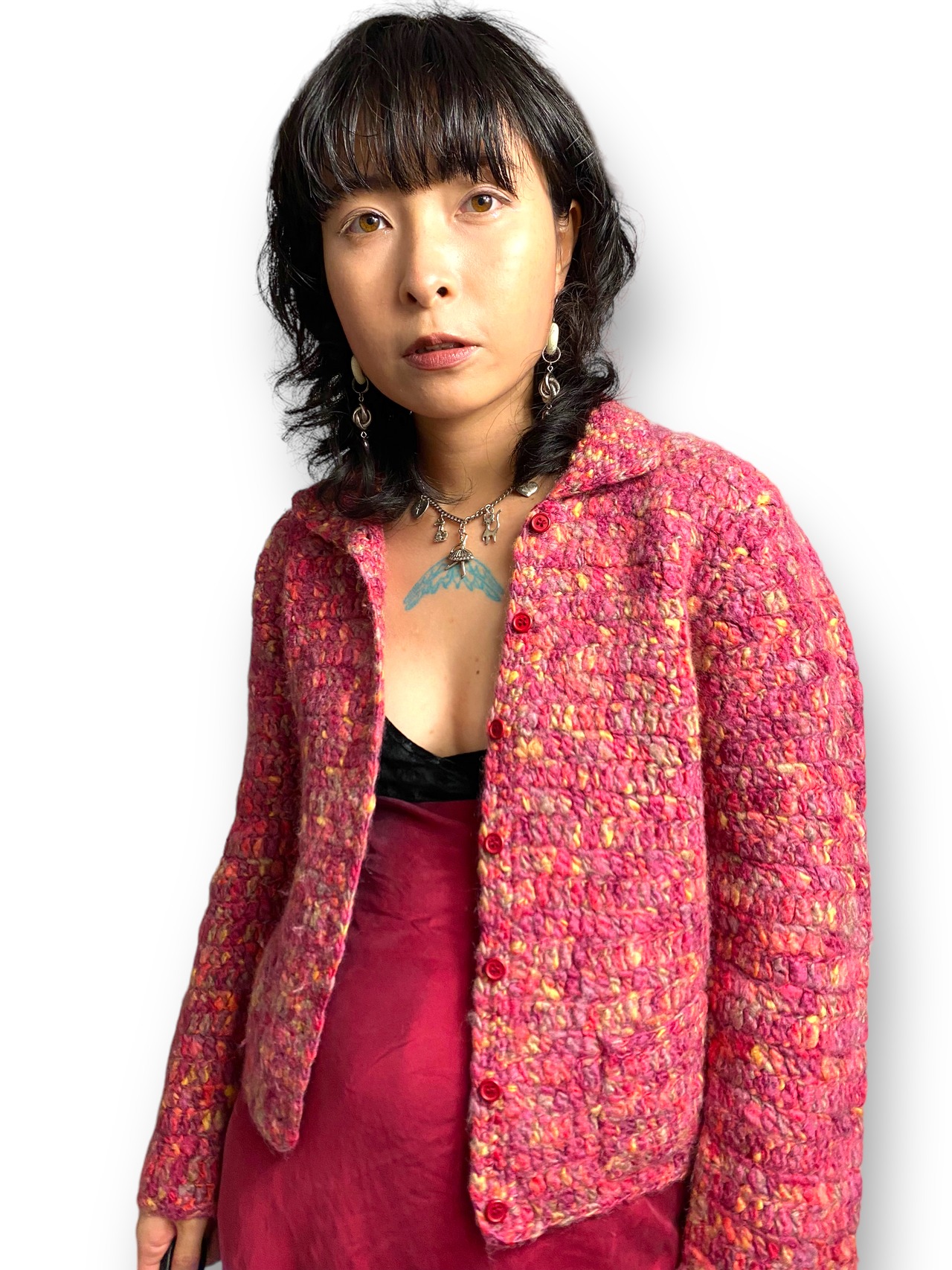 Knit cardigan